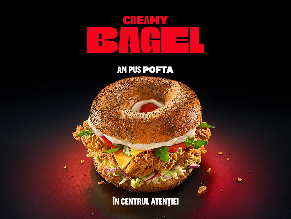 TE-AM DISTRAS CU NOILE KFC BAGELS?