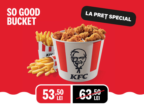 So Good Bucket la preț special